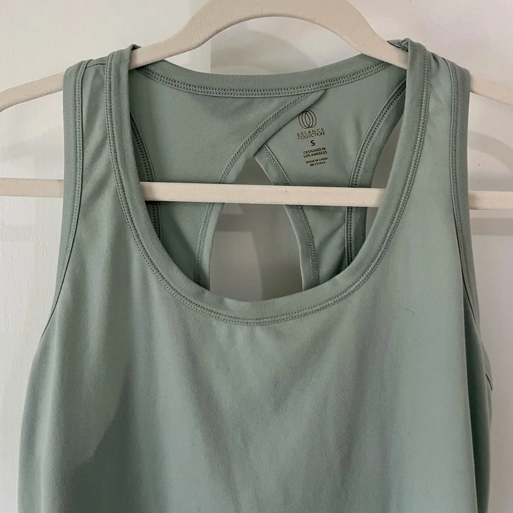🎈 SOLD Balance Collection Sage Green Tank - Picture 3 of 6
